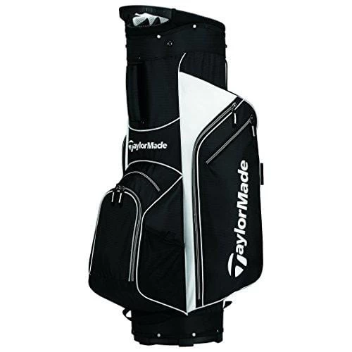TaylorMade 2017 Golf Bag TM Cart Bag 5.0 BlkWht, Black/White - Image 2