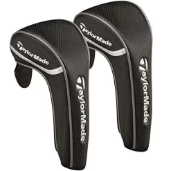 TaylorMade Golf 2016 Black Universal Club Headcovers - 2 X Rescue/Hybrid