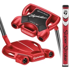 TaylorMade Golf Spider Tour Red #3 Small Slant 34 IN Putter, Right Hand