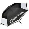 TaylorMade64" Double Canopy Umbrella Black - White