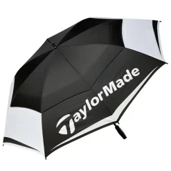 TaylorMade64" Double Canopy Umbrella Black - White
